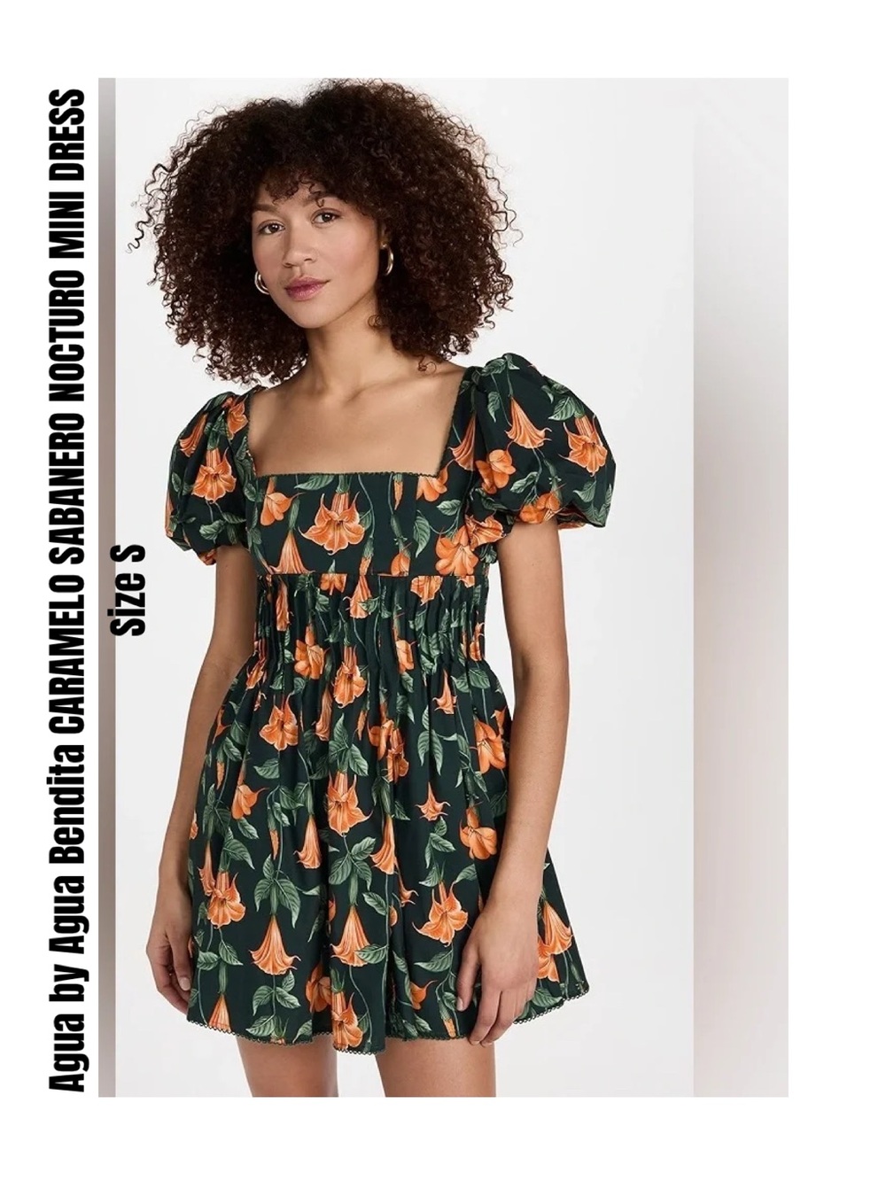 Agua by Agua Bendita CARAMELO SABANERO NOCTURO MINI DRESS size S